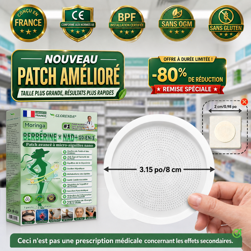 Plus que 10 boîtes ! 𝐆𝐋𝐎𝑹𝑬𝑵𝑫𝗔🎁 -30 % aujourd’hui ! Recommandée par les médecins : 4 à 6 boîtes pour aider à limiter l’effet rebond. Offre limitée, jusqu’à épuisement des stocks ! 🎁