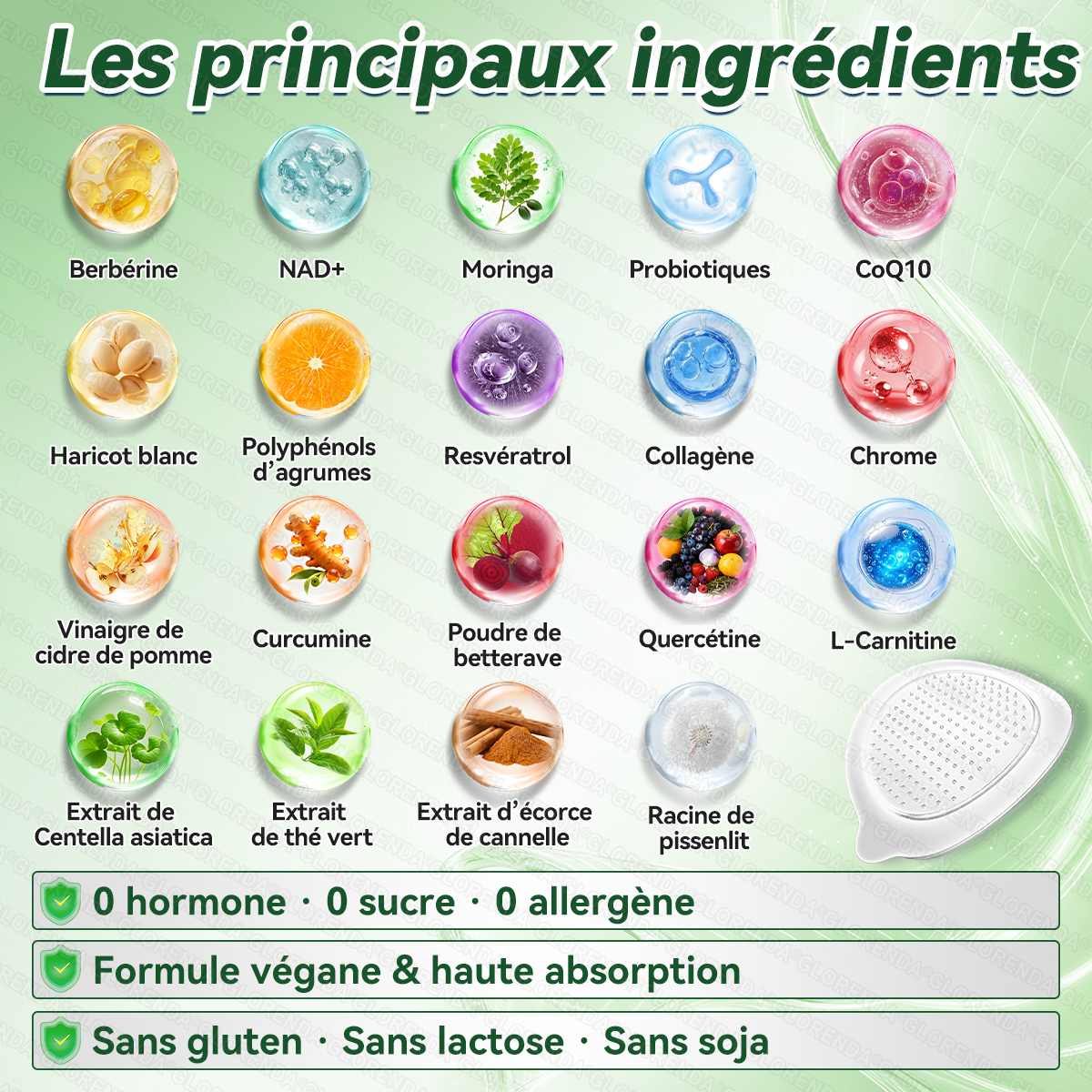 Plus que 10 boîtes ! 𝐆𝐋𝐎𝑹𝑬𝑵𝑫𝗔🎁 -30 % aujourd’hui ! Recommandée par les médecins : 4 à 6 boîtes pour aider à limiter l’effet rebond. Offre limitée, jusqu’à épuisement des stocks ! 🎁